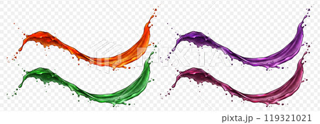 3d liquid juice, red wine and purple drink splash 3d liquid juice, red wine and purple drink splash 119321021