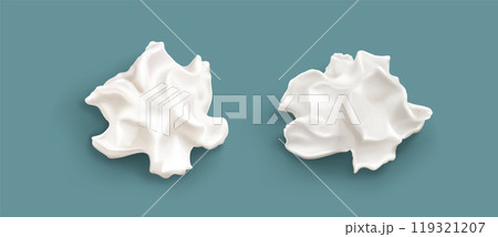 Whipped cream for decorating cake or pastry Whipped cream for decorating cake or pastry 119321207