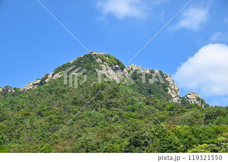 木浦海岸から見た儒達山の風景【韓国/木浦市】 木浦海岸から見た儒達山の風景【韓国/木浦市】 119321550