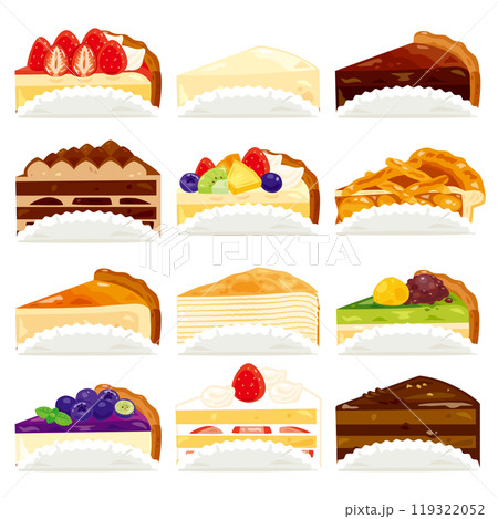 色々なケーキセット1 色々なケーキセット1 119322052