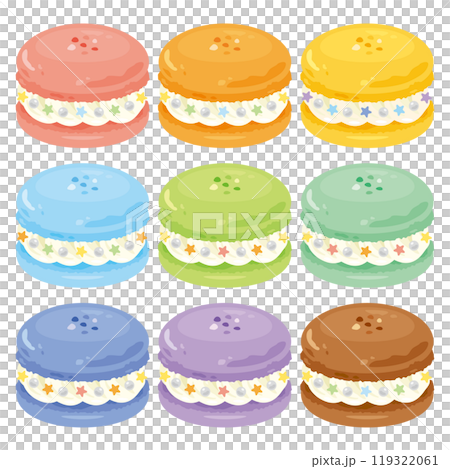 Colorful Macaroons Tunkalon Set 2 119322061