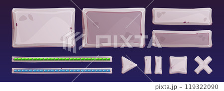 Stone game user interface assets 119322090