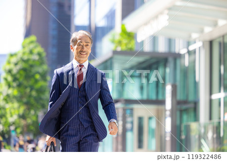 シニアのビジネスマン 119322486