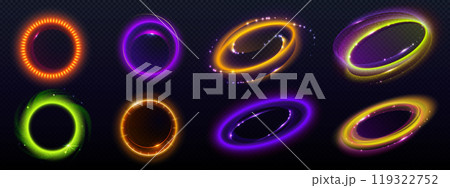 Optical halo light effect with flares realistic. 119322752