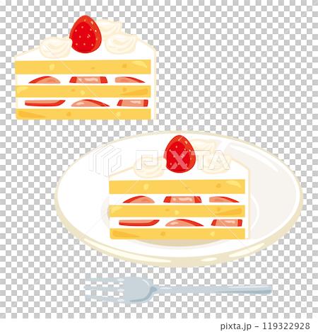 苺のショートケーキセット 119322928