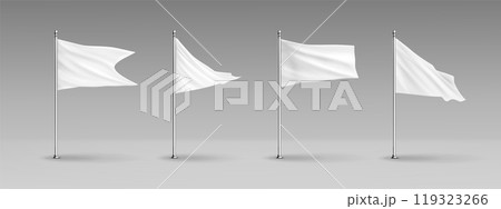 White 3d pennant flag sign isolated vector mockup White 3d pennant flag sign isolated vector mockup 119323266