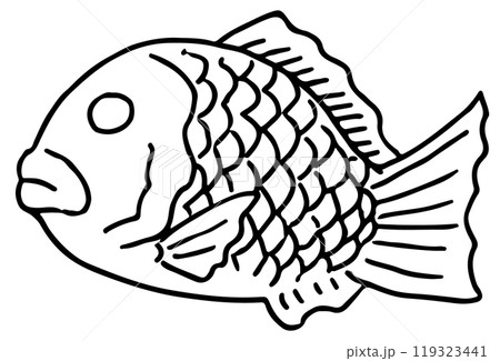 たい焼き単色 119323441