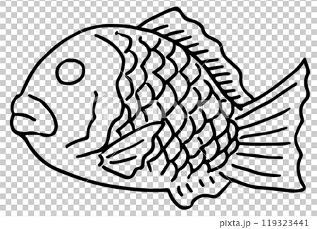 たい焼き単色 119323441