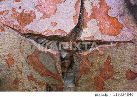 military background: rusty armor plate penetrated by solid-shot armor-piercing projectile military background: rusty armor plate penetrated by solid-shot armor-piercing projectile 119324846
