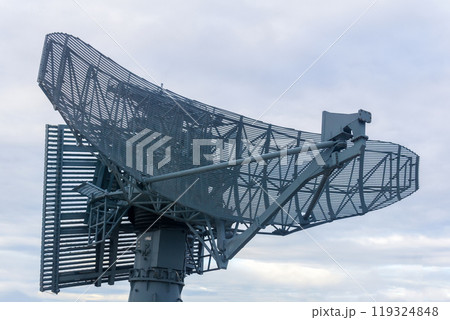 military background, ship radar for detection of aircraft military background, ship radar for detection of aircraft 119324848