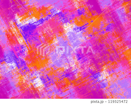 暖色系のマーブルペイント、ラブリーな背景アート	 119325472