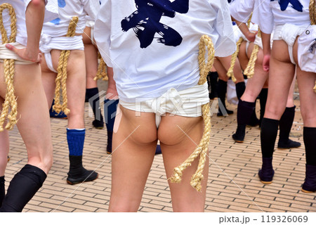 博多祇園山笠　締め込み姿　博多の夏まつり　福岡市博多区 119326069