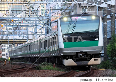 【JR東日本】E233系7000番台 通勤快速(埼京線:大崎〜恵比寿) 【JR東日本】E233系7000番台 通勤快速(埼京線:大崎〜恵比寿) 119326168