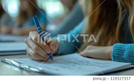 学生の手元 学生の手元 119327357