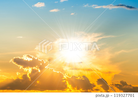 Sunset sky 119327701
