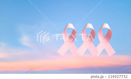 Peach ribbon, symbolizing uterine cancer awareness. Enhance hope and unity, raising awareness and support for those affected by cancer, fostering understanding and prevention. Peach ribbon, symbolizing uterine cancer awareness. Enhance hope and unity, raising awareness and support for those affected by cancer, fostering understanding and prevention. 119327732