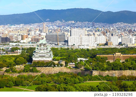 ザ・ファインタワー大手前、大阪、天満橋、タワーマンションのラウンジから見る、大阪城、天満橋、京橋、 119328298