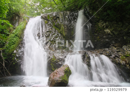 御嶽山麓、こもれびの滝 119329979