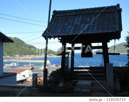 愛媛県・忽那諸島の津和地島の街並み 119330735