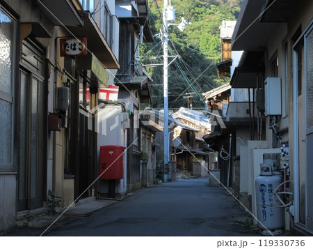 愛媛県・忽那諸島の津和地島の街並み 119330736