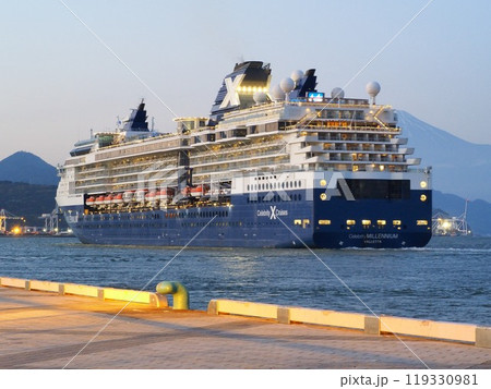 静岡県　清水港のセレブリティミレニアム　5月 119330981