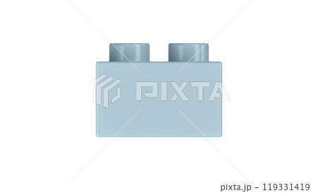 Pastel Blue Lego Block Isolated on a White Background. Close Up View of a Plastic Children Game Brick for Constructors, Side View. High Quality 3D Render with a Work Path. 8K Ultra HD, 7680x4320 Pastel Blue Lego Block Isolated on a White Background. Close Up View of a Plastic Children Game Brick for Constructors, Side View. High Quality 3D Render with a Work Path. 8K Ultra HD, 7680x4320 119331419