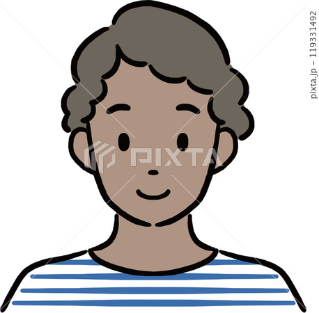 外国人男性の上半身イラスト素材 ベクター 表情 アイコン 教材 外国人男性の上半身イラスト素材 ベクター 表情 アイコン 教材 119331492