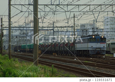 東海道本線を走行するEF65-1060号機牽引の自衛隊機材輸送訓練列車_2008/6/30撮影 119331871