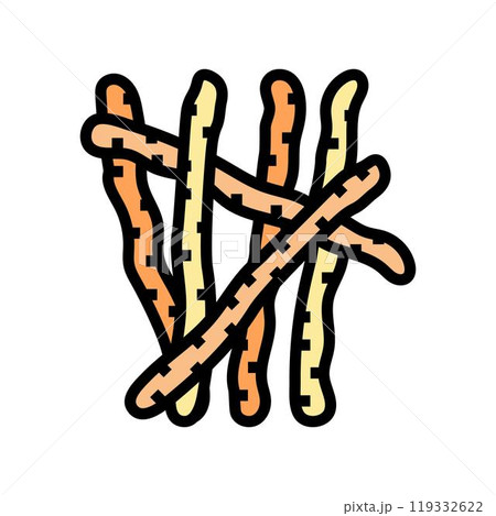 cheese sticks snack food color icon vector illustration 119332622