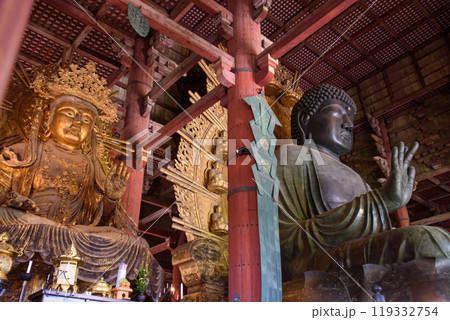奈良の大仏と虚空蔵菩薩 奈良の大仏と虚空蔵菩薩 119332754