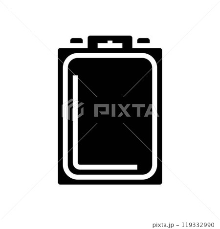 clamshell package plastic package glyph icon vector illustration 119332990