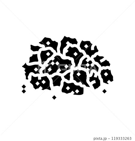 guggul ayurvedic herb glyph icon vector illustration guggul ayurvedic herb glyph icon vector illustration 119333263