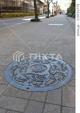 マンホール蓋(千葉県市川市) マンホール蓋(千葉県市川市) 119333778