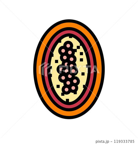 worm eggs parasite color icon vector illustration 119333785