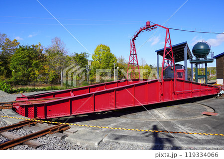 ニセコ鉄道遺産群の転車台 ニセコ鉄道遺産群の転車台 119334066