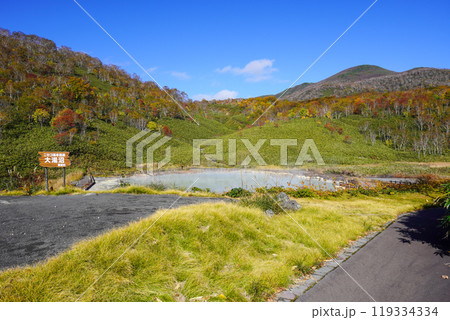 ニセコ湯本温泉・大湯沼（蘭越町） 119334334