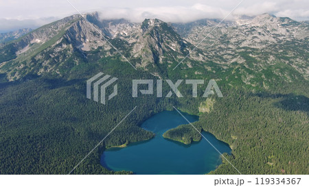 Famous Black Lake in Durmitor park 119334367