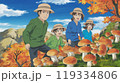 家族でマツタケ狩り 119334806