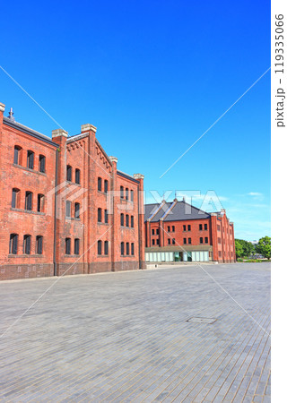 神奈川県横浜市、横浜赤レンガ倉庫の風景 神奈川県横浜市、横浜赤レンガ倉庫の風景 119335066