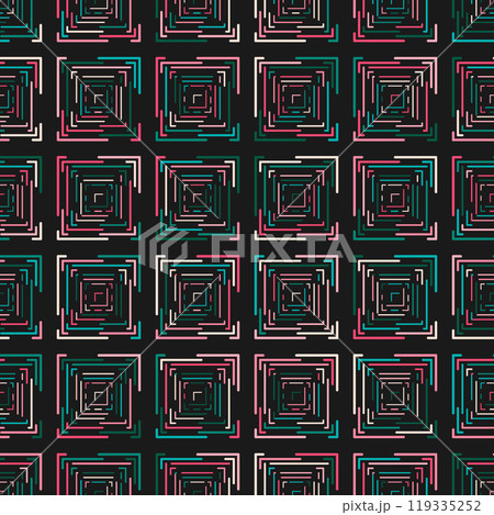 Seamless colored geometric pattern. Background for design and creativity, textures, covers, packaging, interior, prints and creative ideas Seamless colored geometric pattern. Background for design and creativity, textures, covers, packaging, interior, prints and creative ideas 119335252