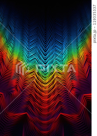 Generative ai. Abstract geometry pattern background, 119335337