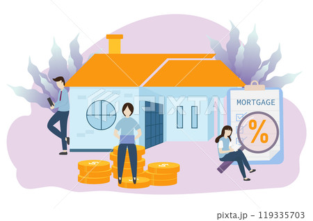 Mortgage concept. 119335703