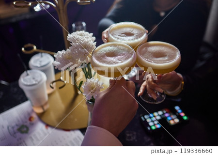 Cheers to Celebration Enjoying Elegant Cocktails That Make Every Toast Special and Memorable 119336660