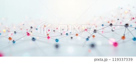An abstract image featuring a web of connected nodes and lines, representing networks and communication. The image symbolizes technology, connectivity, and data transfer. An abstract image featuring a web of connected nodes and lines, representing networks and communication. The image symbolizes technology, connectivity, and data transfer. 119337339