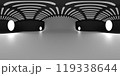 VR 360 studio panorama with reflections. Animation 3D hdri 119338644