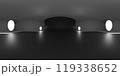 VR 360 studio panorama with reflections. Animation 3D hdri 119338652