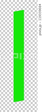 像黃綠色標記線一樣的垂直矩形 - 簡單的對角線切割帶狀框架或裝飾 像黃綠色標記線一樣的垂直矩形 - 簡單的對角線切割帶狀框架或裝飾 119339084