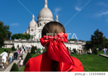 The Basilica of Sacre Coeur de Montmartre, Paris, France The Basilica of Sacre Coeur de Montmartre, Paris, France 119340669