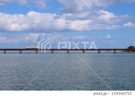 京都丹後鉄道 　由良川橋梁（土木学会選奨土木遺産）【宮津市】 119340753