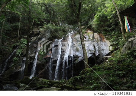 金引の滝（最終滝の「男滝と女滝」）／ 京都府宮津市　 119341935
